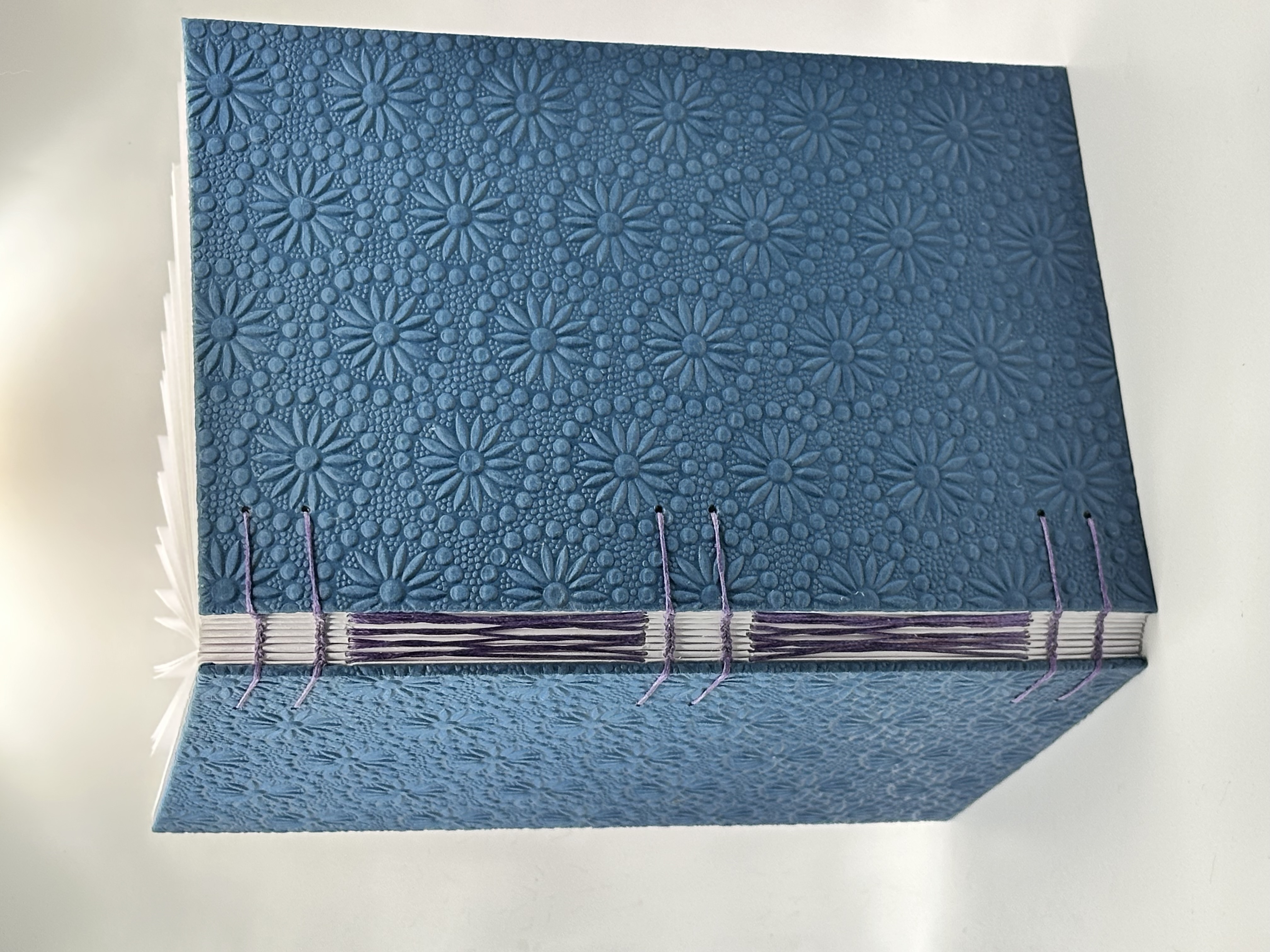 Blue handbound journal